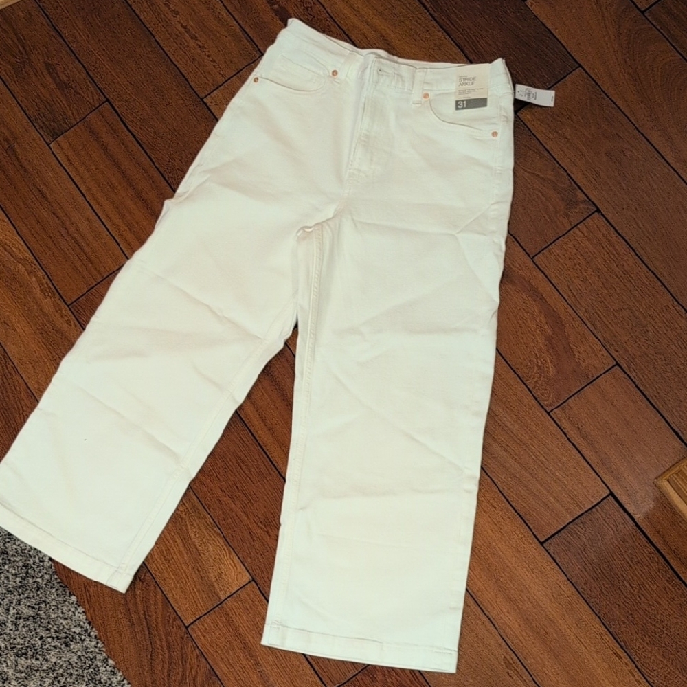 GAP Women's Cream Ankle & Cropped Jeans
